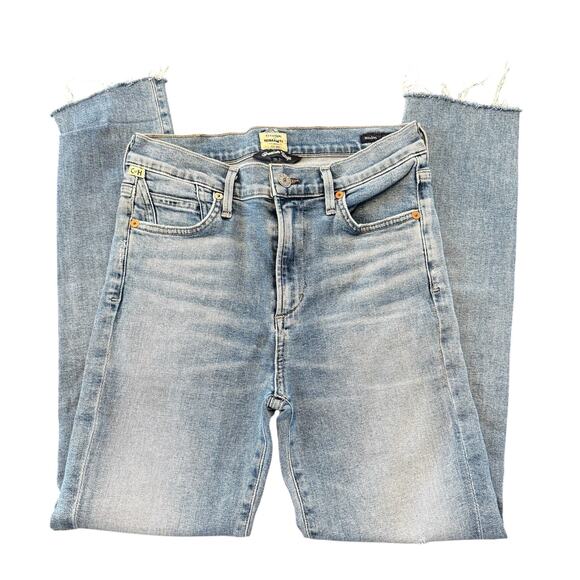 Citizens of Humanity Rocker high rise skinny jeans, light wash, ankle/cropped 27 - Picture 2 of 9